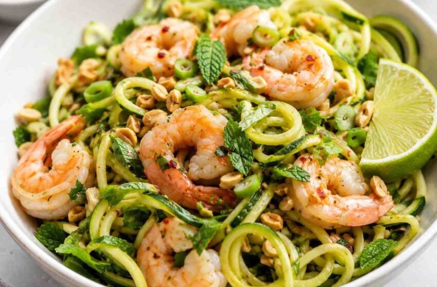 Ginger Lime Shrimp noodle Bowl