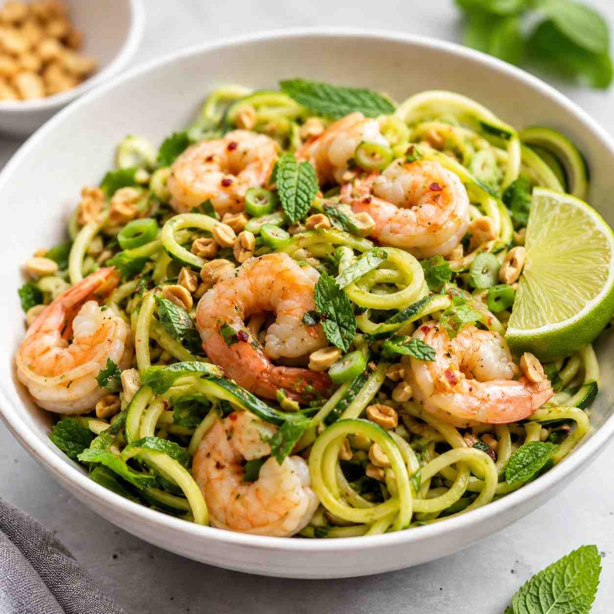 Ginger Lime Shrimp noodle Bowl
