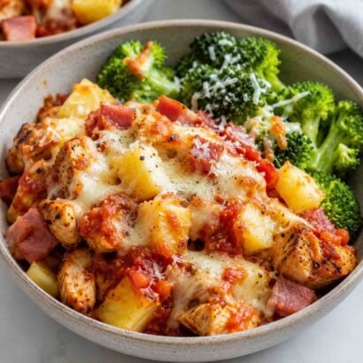 Hawaiian Pizza Chicken Bowls