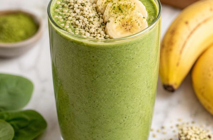 Matcha Banana Smoothie