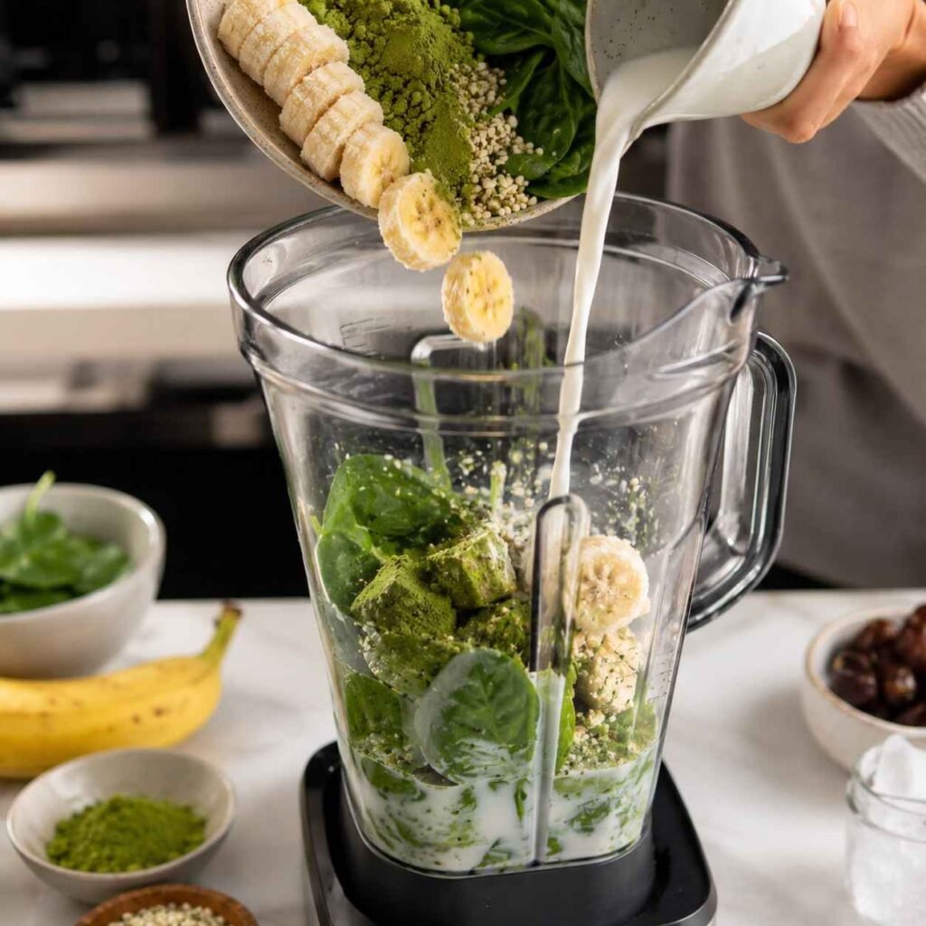 Matcha Banana Smoothie blend