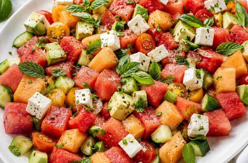 Melon Feta Salad