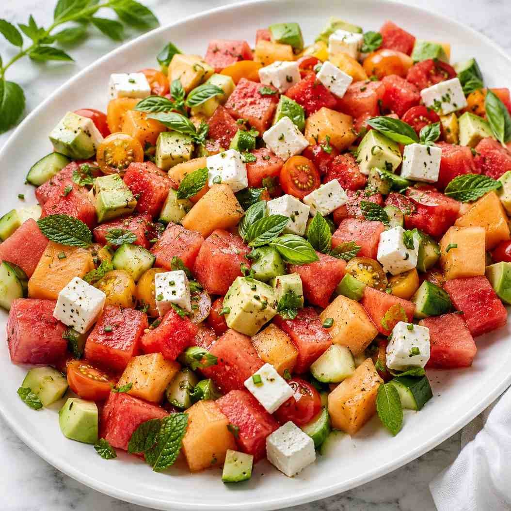 Melon Feta Salad