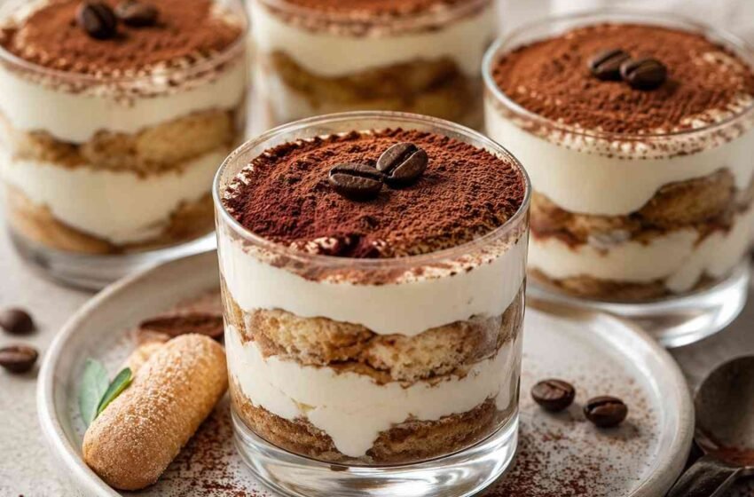 Mini Tiramisu Dessert Cups