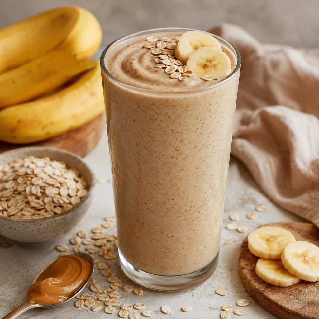Peanut Butter Oatmeal Smoothie