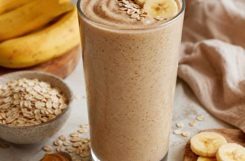 Peanut Butter Oatmeal Smoothie
