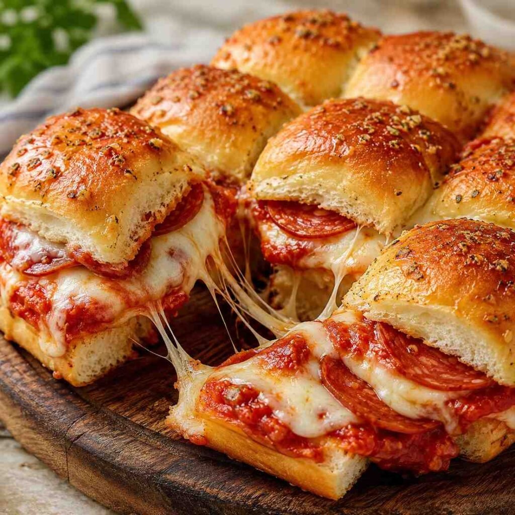 Pepperoni Pizza Sliders