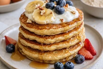 Thumbnail for Healthy Flourless Banana Protein Pancakes