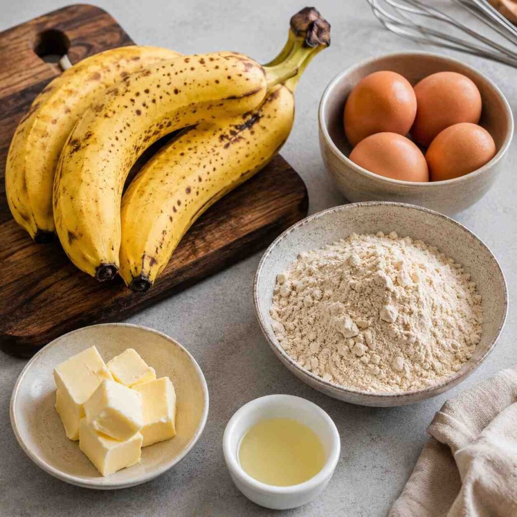 Protein Banana Pancakes ongredients