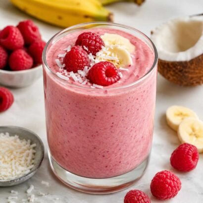 Raspberry Coconut Smoothie