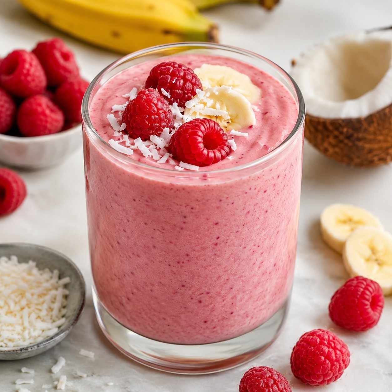Raspberry Coconut Smoothie