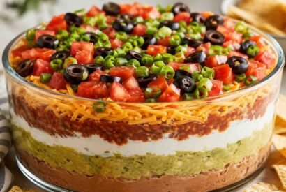 Thumbnail for Easy Homemade Seven Layer Dip with Fresh Guacamole