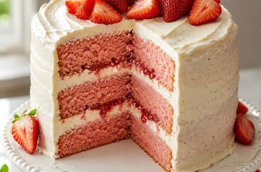 Strawberry Layer Cake