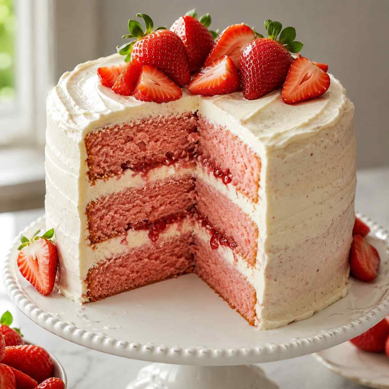 Strawberry Layer Cake