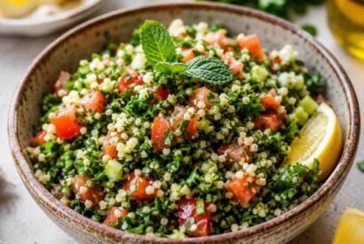 Thumbnail for Classic Tabbouleh Salad with Parsley, Mint, and Bulgur