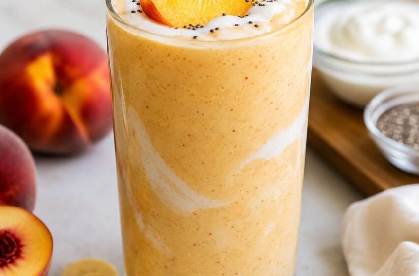 Vanilla Peach Smoothie