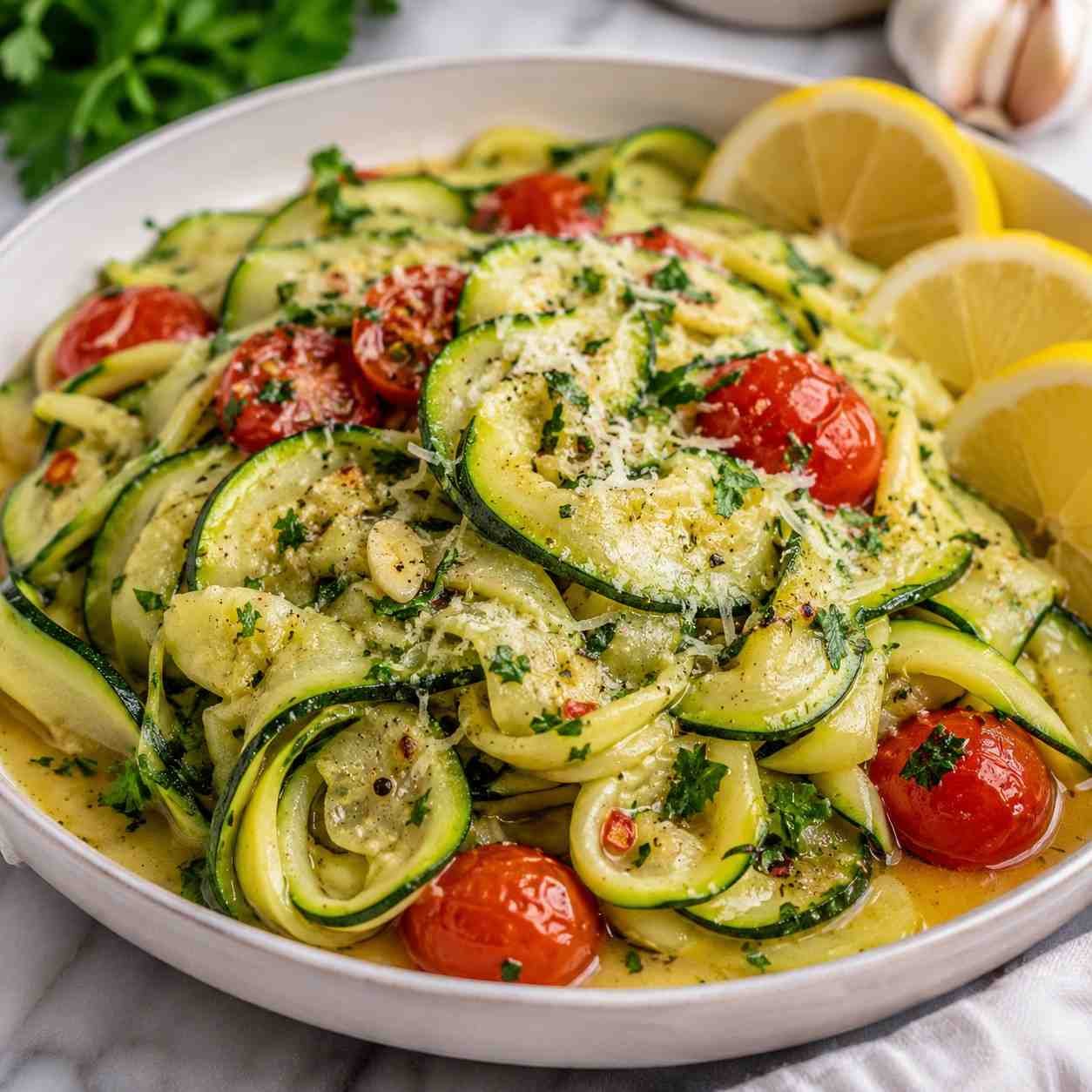 Zucchini Scampi